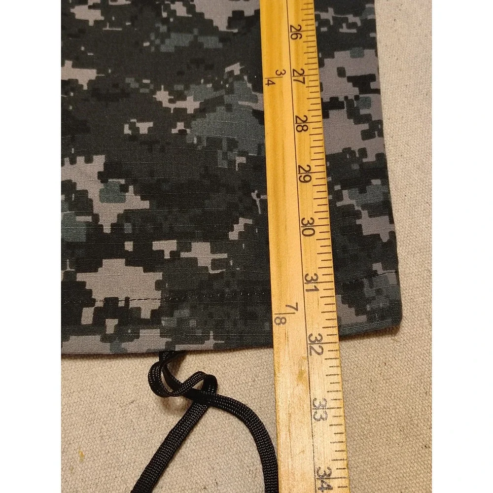 Tru-Spec Digital Camo Tactical Cargo Pants Mens Medium Regular Grey Black Camo